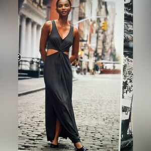 Beyond Yoga Maxi Around The World Twist Dress